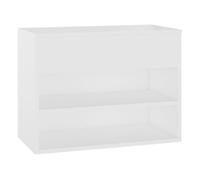 vidaXL Zapatero de madera de ingeniería blanco 60x30x45 cm