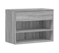 vidaXL Zapatero madera contrachapada gris Sonoma 60x30x45 cm