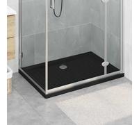 vidaXL Bandeja Base de Ducha con Puntos 100 x 70 x 4 cm ABS Negro