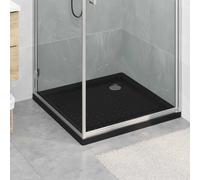 vidaXL Bandeja Base de Ducha con Puntos 80 x 80 x 4 cm ABS Negro
