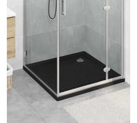 vidaXL Bandeja Base de Ducha con Puntos 90 x 90 x 4 cm ABS Negro