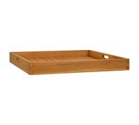 vidaXL Bandeja de madera de teca maciza 60x60 cm