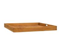 vidaXL Bandeja de madera de teca maciza 70x70 cm