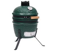 vidaXL Barbacoa 2 en 1 ahumadora Kamado de cerámica verde 56 cm
