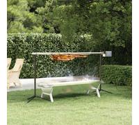 vidaXL Barbacoa automática con motor acero inoxidable 150x46,5x82,5 cm