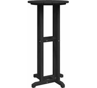 vidaXL Barra de bar negra, 55 x 55 x 107 cm, polietileno