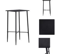 vidaXL Barra/Mesa alta, color , 60 x 60 x 111 cm, MDF - Mesas de comedor