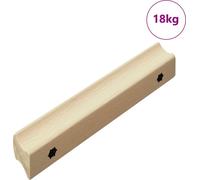 vidaXL, Barra recta, 587 unidades, color natural de madera, 130 x 25 x 30 mm
