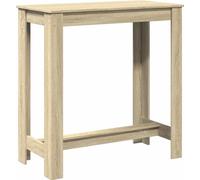 vidaXL Barra Sonoma en roble, 102x50x103,5 cm, fabricada en material de madera