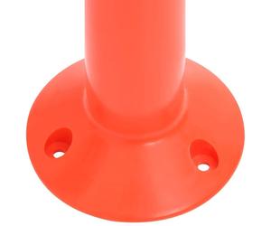 vidaXL: Barreras de seguridad, 10 unidades, 75 cm, de polietileno