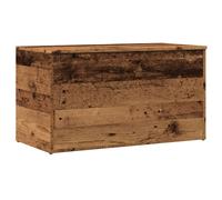 vidaXL Baúl de almacenaje madera contrachapada 84x42x46 cm en color Gris sonoma/Blanco/Marrón roble y más