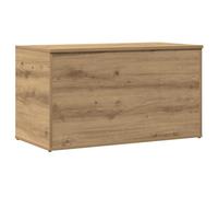 vidaXL Baúl de almacenaje Madera ingeniería Roble Artisan 84x42x46 cm