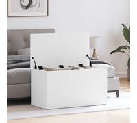 vidaXL Baúl de Almacenamiento Cofre Entrada Muebles Herramientas Juguetes Revistas Libros Madera Contrachapada 84x42x46 cm