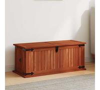 vidaXL Baúl de almacenamiento de madera maciza de acacia 79x34x32 cm