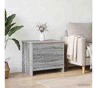 vidaXL Baúl de almacenamiento Sonoma gris 60 x 40 x 50 cm