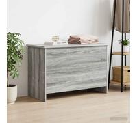 vidaXL Baúl de almacenamiento Sonoma gris 80 x 40 x 50 cm