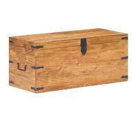 vidaXL Baúl de madera maciza de acacia 90x40x40 cm