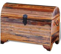 vidaXL - Baúl de madera maciza para jardín
