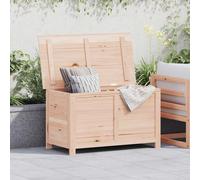 vidaXL Baúl para cojines madera de abeto maciza 100x50x56 cm