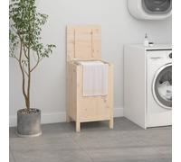 vidaXL Baúl para la colada madera maciza de pino 44x44x76 cm