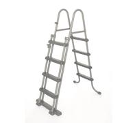vidaXL Bestway Escalera de seguridad para piscina 4 peldaños Flowclear 122 cm