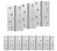 vidaXL Bisagra 12 uds. 89 x 54 x 5 mm Plateado Acero