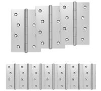 vidaXL Bisagra 48 uds. 100 x 70 x 8 mm Plateado Acero
