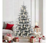 vidaXL Bola de Piña de Navidad 40 uds. Dorado 4 x 9 cm Plástico