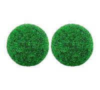 vidaXL Bolas de boj artificial 2 unidades 45 cm