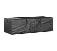 vidaXL Bolsa para árbol de Navidad polietileno negro 135x40x55 cm