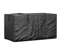 vidaXL Bolsa para árbol de Navidad Polietileno Negro 150x75x75 cm, Bolsa para Guardar árboles de Navidad, Funda para Guardar árbol Navidad, Funda Protectora árbol Navidad