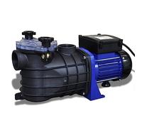 vidaXL Bomba de piscina eléctrica 500W Azul para estanque, sauna y spa