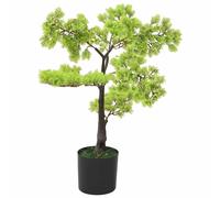 vidaXL Bonsái de ciprés artificial con macetero 60 cm verde