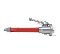 vidaXL Boquilla contra incendios Acoplamiento C 50 mm 12 mm alta presión Alcance 14 m Interruptor 180°