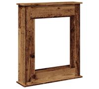 vidaXL Borde de Chimenea Madera ingeniería Envejecida 75x20x87,5 cm