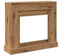 vidaXL Borde de Chimenea Madera ingeniería Roble Artisan 100x30x87,5cm, Envolvente de Chimenea, repisa de Chimenea, repisa de Chimenea
