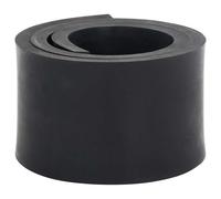 vidaXL Borde de goma para quitanieves negro 100x8x1 cm