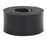 vidaXL Borde de goma para quitanieves negro 150x10x1 cm