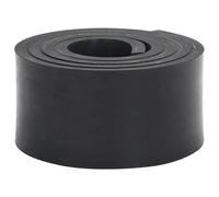 vidaXL Borde de goma para quitanieves negro 200x10x1 cm