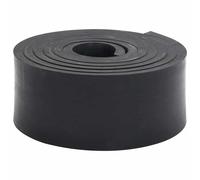 vidaXL Borde de goma para quitanieves negro 250x10x1 cm