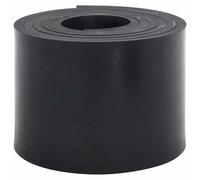 vidaXL Borde de goma para quitanieves negro 300x15x1 cm