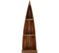 vidaXL Bota decorativa de estilo rústico, 39x27x127 cm, madera maciza