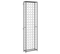 vidaXL Botellero para 95 Botellas Hierro Forjado Negro 54x18x200 cm, botellero de Vino, botellero para almacenar Vino, botellero de Cocina