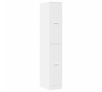 vidaXL Armario botiquín Boticario – Madera de ingeniería 30x41x174,5 cm – Blanco