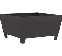 vidaXL: Brazero , 80 x 80 x 43 cm, acero resistente a la intemperie