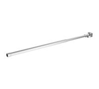 vidaXL - Brazo de soporte para recinto de baño, pantalla de ducha, puerta de ducha, barra de estabilidad de baño de acero inoxidable, 70-120 cm
