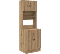 vidaXL Buffet de cocina, estilo artesanal, roble, 60 x 50 x 180 cm