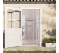 vidaXL Burlete para puerta PVC transparente 200x1,6 mm 10 m
