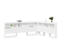 vidaXL Cabecera de Almacenamiento 140 cm Madera contrachapada, Muebles para Dormitorio, cabecero Moderno, soluciones de Almacenamiento, diseño Minimalista y Funcional