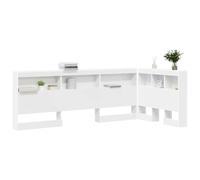 vidaXL Cabecera de almacenamiento 90 cm – Madera contrachapada, diseño minimalista y funcional